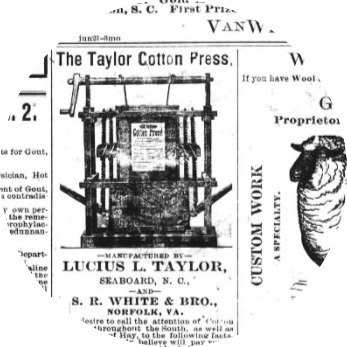 Screenshot from Historic North Carolina Digital Newspapers interface