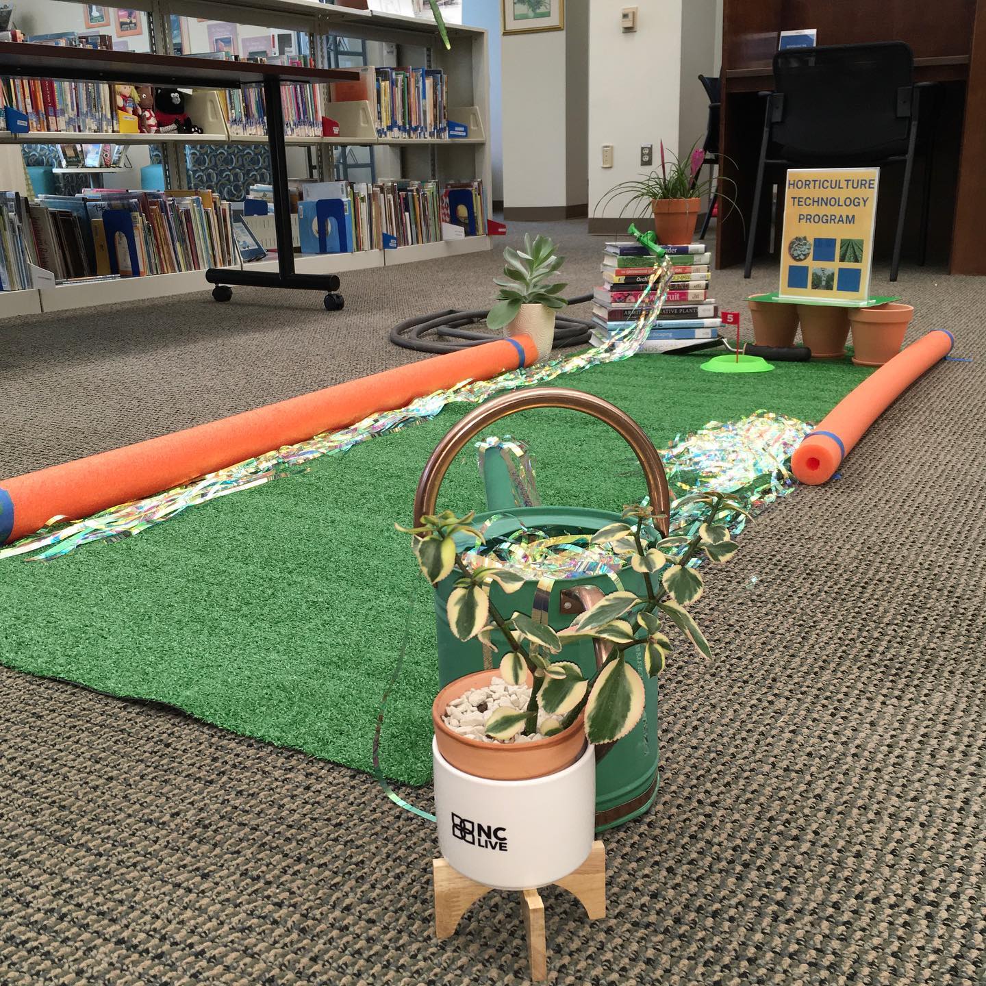 Mini Golf hole at Alamance Community College