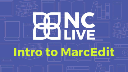 "Intro to MarcEdit" against a purple background.